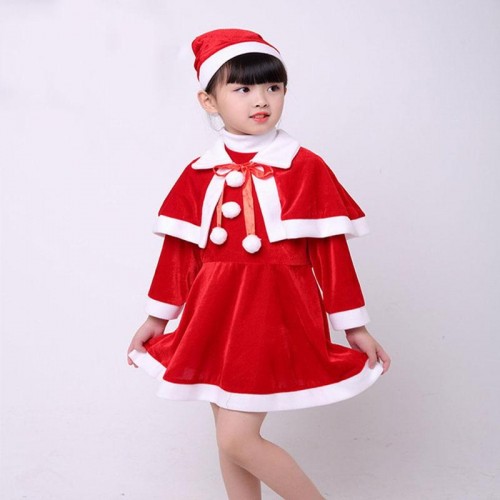 tenue kids mère noël christmas rouge red enfant noel habillement costume tahiti fenua shopping