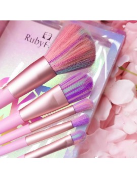 set 5 pinceaux rainbow gradient make up maquillage beauté beauty accessoire girly tahiti fenua shopping