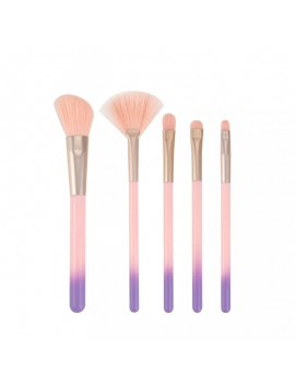 set 5 pinceaux gradient pink make up maquillage beauté beauty visage face accessoire tahiti fenua shopping