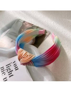 set serre tete chouchou rainbow color headband girl accessoire beauté beauty tahiti fenua shopping