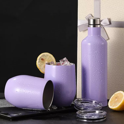 coffret bouteille verres isotherme glaçons frais chaud boisson champagne vin set tahiti fenua shopping