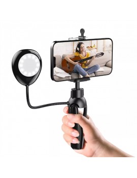 kit selfie studio phone holder light photo vidéo smartphone tahiti fenua shopping
