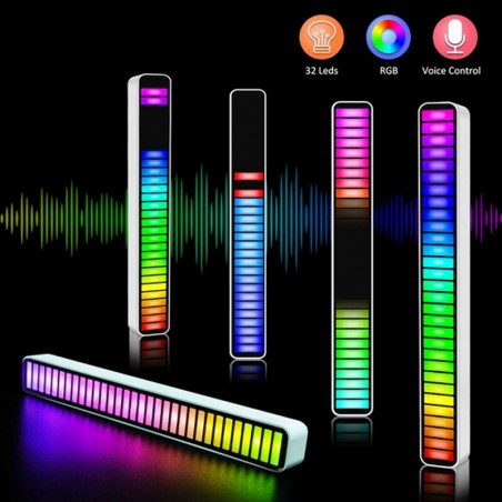 lampe led barre color musique sync rythme couleur neon tahiti fenua shopping