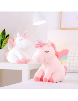 peluche licorne unicorn rainbow cute pink white kids sleep dodo coussin pillow tahiti fenua shopping