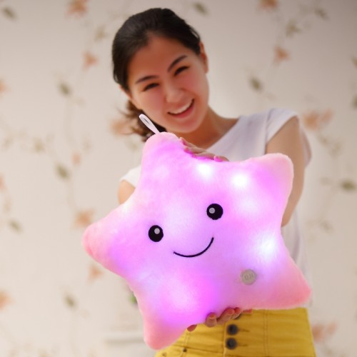 coussin étoile light lumiere star pillow kids enfant fun doux tahiti fenua shopping