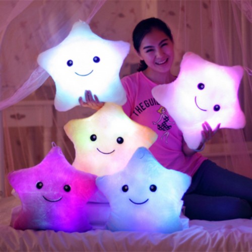coussin étoile light lumiere star pillow kids enfant fun doux tahiti fenua shopping