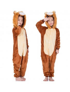 combinaison lion kids pyjama safari animaux cocooning boy tahiti fenua shopping