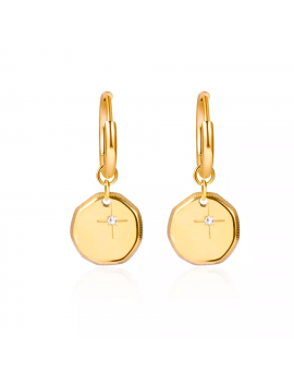 boucles d'oreilles astrée astro astral bijoux nessa jewelry or gold tahiti fenua shopping