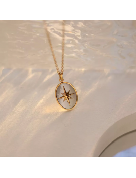 collier astrée astre astro pendentif chaine or gold cou bijoux jewelry accessoire tahiti fenua shopping