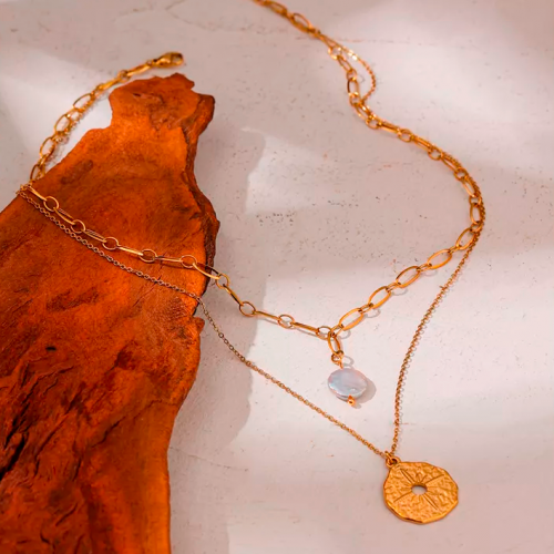 collier magnus pendentif chaine or gold bijoux jewelry accessoire cou nessa tahiti fenua shopping