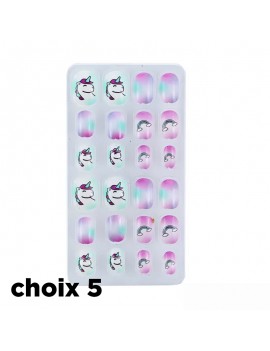 set faux ongles kids girl beauté accessoires tahiti fenua shopping nail