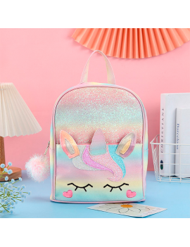 sac à dos licorne glitters sparkle unicorn rainbow kids backpack tahiti fenua shopping