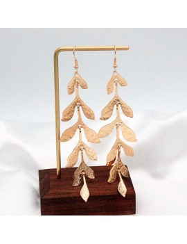 boucles gold leaf bijoux jewerly feuilles tahiti fenua shopping