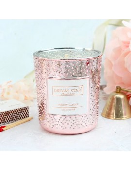 bougie gold pink rose parfumée décoration tahiti fenua shopping