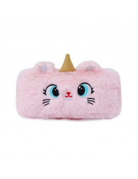 trousse fluffy cat chat rose rainbow pink case papeterie girly tahiti fenua shopping