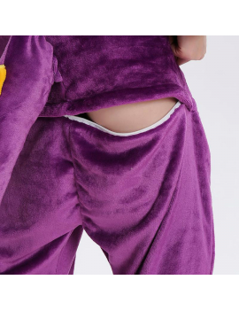 combinaison dragon mauve violet purple orange cocooning kids enfant pyjama tahiti fenua shopping