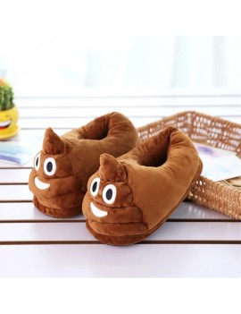 chaussons poo caca prout poop pantoufles cocooning maison fun tahiti fenua shopping