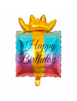 set ballons anniversaire rainbow happy birthday cadeau décoration tahiti fenua shopping