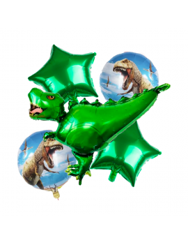 set ballons dinosaure décoration kids boy fête célébration tahiti fenua shopping