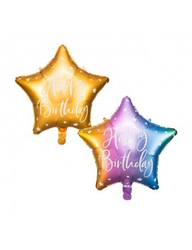 ballon étoile déco anniversaire happy birthday tahiti fenua shopping