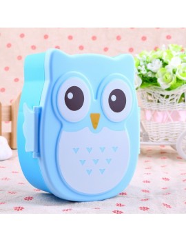 boite à goûter kids lunch bag box hibou chouette couleurs bleu rose violet jaune repas déjeuner enfant tahiti fenua shopping