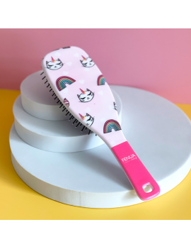 brosse cheveux cat chat coiffure girl enfant unicorn rainbow tahiti fenua shopping