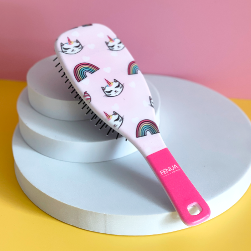 brosse cheveux cat chat coiffure girl enfant unicorn rainbow tahiti fenua shopping