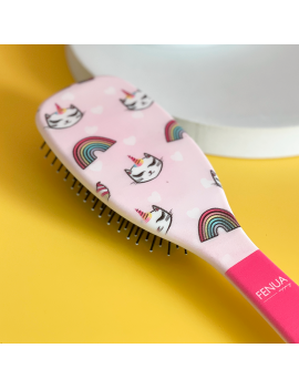 brosse cheveux cat chat coiffure girl enfant unicorn rainbow tahiti fenua shopping