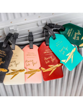 étiquette bagage valise sac flight gold voyage travel identité avion tahiti fenua shopping