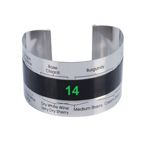 thermomètre digital vin bouteille boisson bracelet tahiti fenua shopping