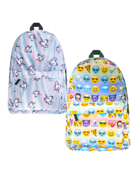 sac à dos fun print pastel licorne emoji school école rentrée des classes tahiti fenua shopping