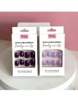 faux ongles unicolor fluo coloré manucure set tahiti fenua shopping