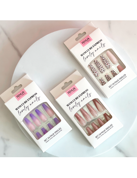 set faux ongles ballerina nail beauty beauté accessoires fille manucure girly tahiti fenua shopping