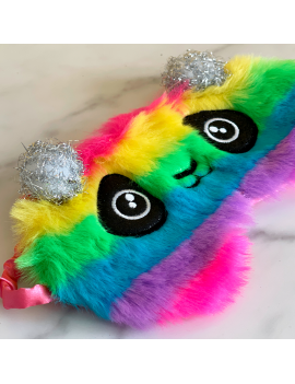masque de nuit rainbow panda fluffy sleep tahiti fenua shopping