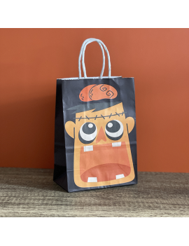 sachet cadeau halloween gift papier kids fenua shopping