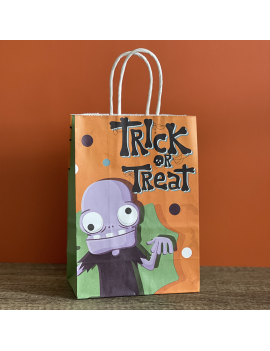 sachet cadeau halloween gift papier kids fenua shopping