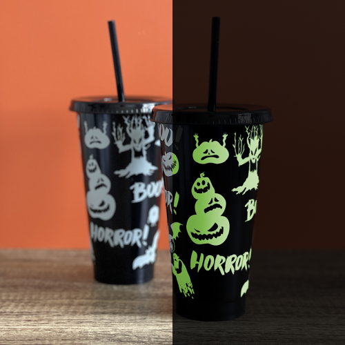 mug halloween glow boisson verre drink fête fenua shopping