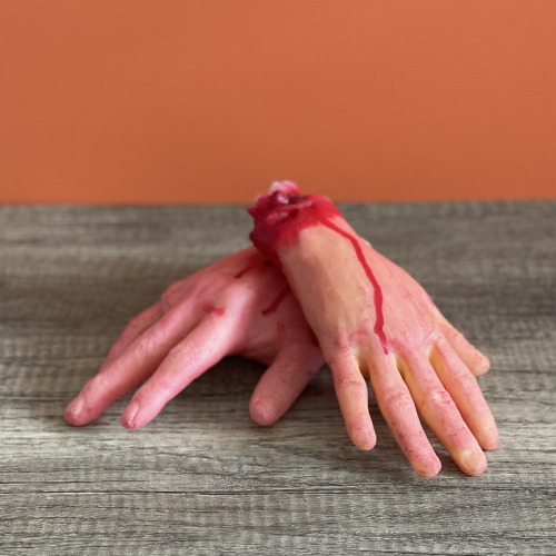 fausse main décoration costume zombie sanglant fenua shopping