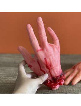 fausse main décoration costume zombie sanglant fenua shopping