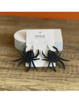 boucles d'oreilles spider araignée halloween fenua shopping