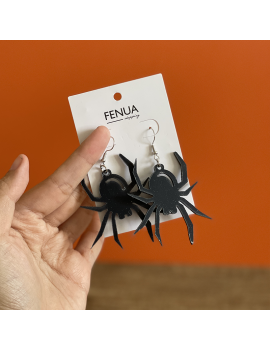boucles d'oreilles spider araignée halloween fenua shopping