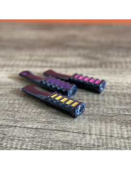 set 10 brosses craie cheveux coloration éphémère fenua shopping
