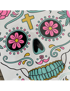 sticker muerta glow maquillage make up halloween skull fenua shopping