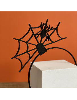 serre tete araignée toile spider coiffure accessoire halloween fenua shopping