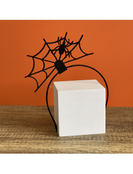 serre tete araignée toile spider coiffure accessoire halloween fenua shopping