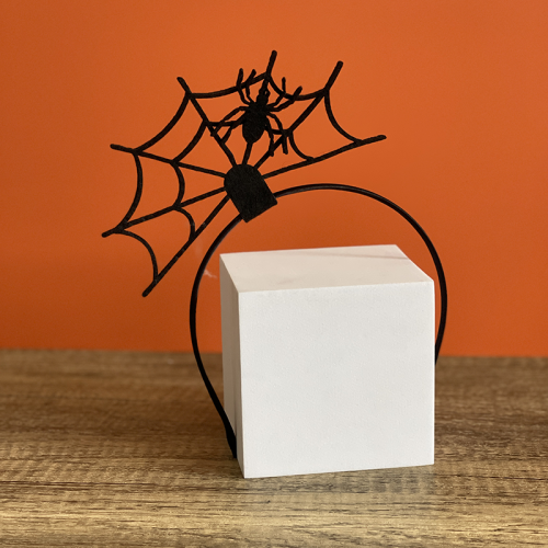 serre tete araignée toile spider coiffure accessoire halloween fenua shopping