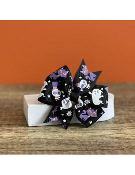 barrette noeud cheveux halloween coiffure accessoire fenua shopping