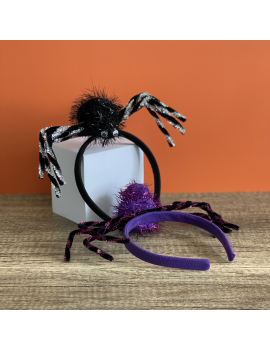 serre-tête spider araignée coiffure accessoire halloween fenua shopping