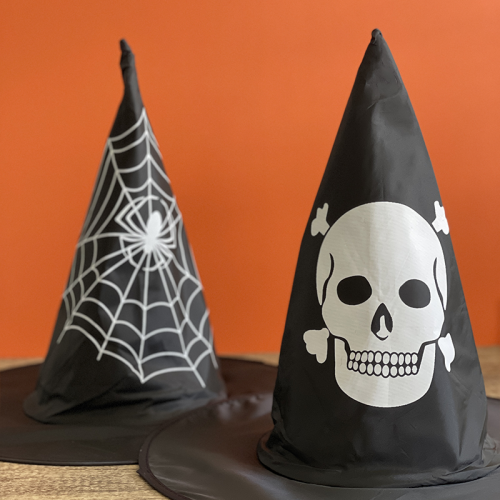 chapeau sorcier accessoire tenue halloween araignée squelette costume fenua shopping
