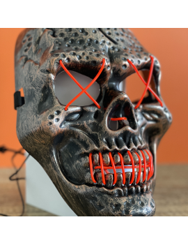 masque skull light zombie halloween costume fenua shopping